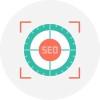 diseño de icono creativo seo vector