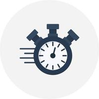 Stopwatch Creative Icon Design vector