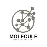 Neuron Logo, Molecule Logo Design, Vector AND, Template Illustration