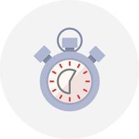 Stopwatch Creative Icon Design vector