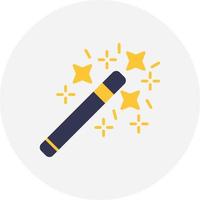 Magic Wand Creative Icon Design vector