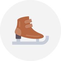 Ice Skates Creative Icon Design vector