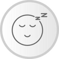 Sleepy Vector  Icon