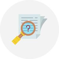 Investigation Creative Icon Design vector