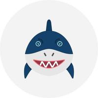 Shark Creative Icon Design vector