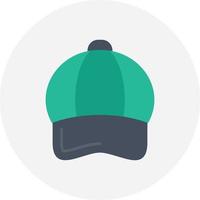 diseño de icono creativo de gorra vector