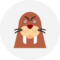 Walrus Creative Icon Design vector