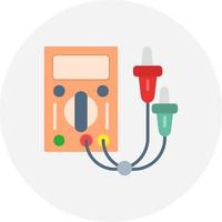 Electric Tester Creative Icon Design vector