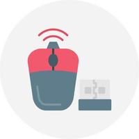 Wireless Mouse Creative Icon Design vector