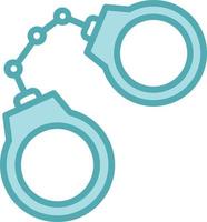 Hand Cuffs Vector  Icon