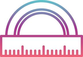 Protractor Vector Icon