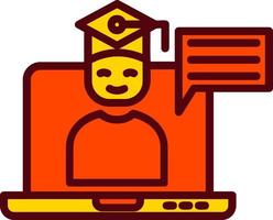 Online Training Vector Icon