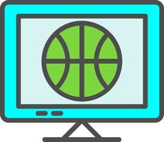 icono de vector de baloncesto