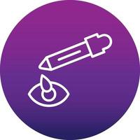 Eye Drop Vector Icon Design
