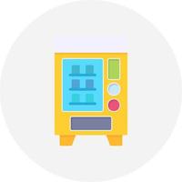 Vending Machine Creative Icon Design vector