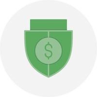 Shield Money Creative Icon Design vector