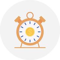 Money Hour Creative Icon Design vector