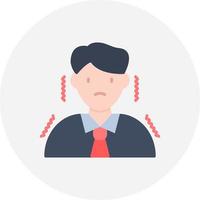 Nervous Creative Icon Design vector