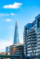 Stunning panorama view over Thames river photo