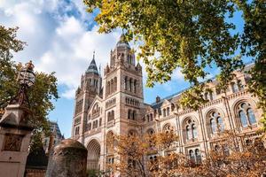 Impressive building of the Natural History Museum in London. photo
