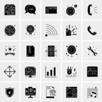 25 Universal Business Icons Vector Creative Icon Illustration to use in web and Mobile Related project