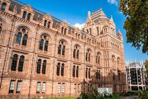 Impressive building of the Natural History Museum in London. photo