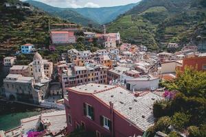 Views of Vernazza in Cinque Terre, Italy photo