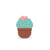 Cactus vector icon isolated on white background