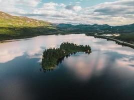 vistas de las islas lofoten en noruega foto