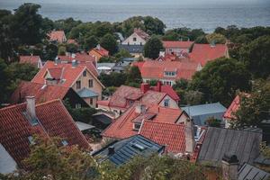 vistas alrededor de visby en gotland, suecia foto