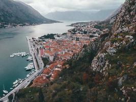 VIews of Kotor's Old Town in Montenegro photo