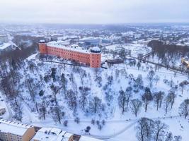 uppsala, suecia como se ve en el invierno foto