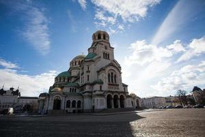 Alexander Nevsky Cathedral in the city of Sofia, Bulgaria photo