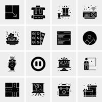 16 Universal Business Icons Vector Creative Icon Illustration to use in web and Mobile Related project