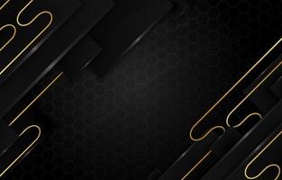 Black and Gold Abstract Background vector