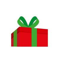 Lots of Christmas gifts. Isolated on white background, flat style. vector