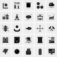 25 Universal Business Icons Vector Creative Icon Illustration to use in web and Mobile Related project