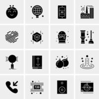 16 Universal Business Icons Vector Creative Icon Illustration to use in web and Mobile Related project