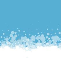 Soap foam bubbles vector background, cartoon suds pattern. Abstract illustration