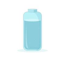 A CAN OF WATER. DRINK PLENTY OF WATER. CARTOON STYLE vector