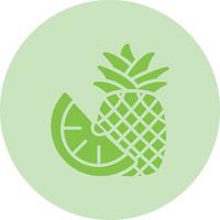 icono de vector de manzana de pino