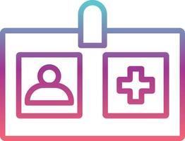 Identification Card Vector Icon Design