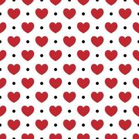 SEAMLESS HEART PATTERN FOR ST.VALENTINE'S DAY EPS 10 vector