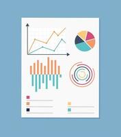 Auditing concept. Realistic design of accounting, research, calculating, management, financial analysis. Top view. Business background with desktop elements. vector