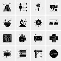 16 Universal Business Icons Vector Creative Icon Illustration to use in web and Mobile Related project