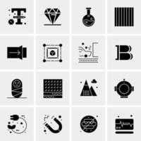 16 Universal Business Icons Vector Creative Icon Illustration to use in web and Mobile Related project