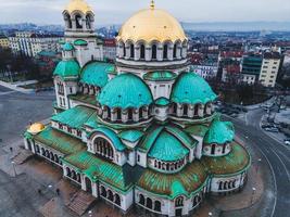 Alexander Nevsky Cathedral in the city of Sofia, Bulgaria photo