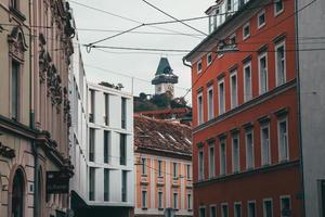 vistas de la ciudad austriaca de graz foto