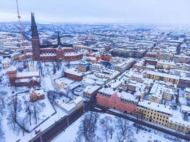 Uppsala, Sweden as seen in the Winter photo