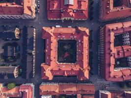 Aerial Views over the Swedish city of Gothenburg photo